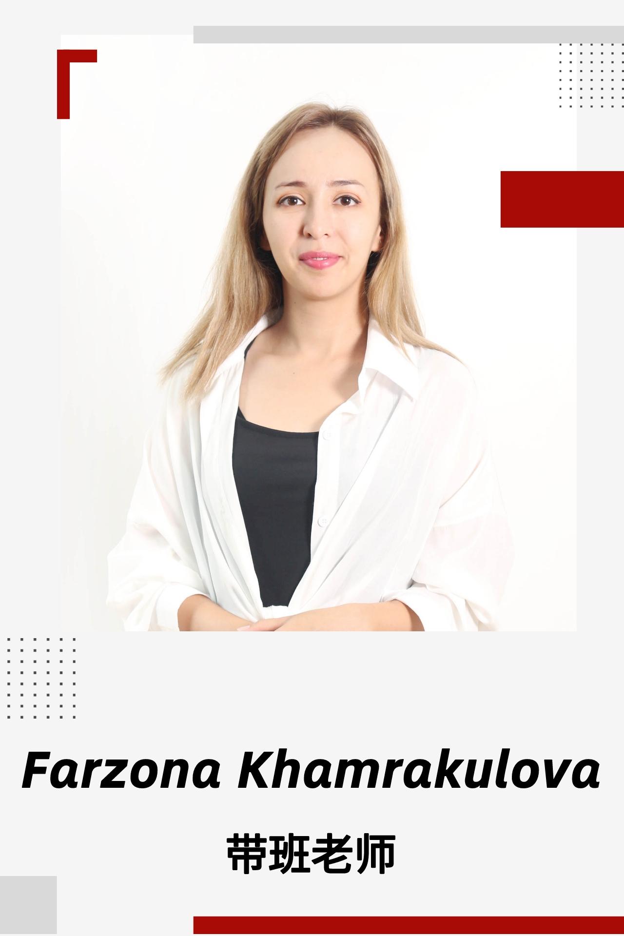 Farzona Khamrakulova